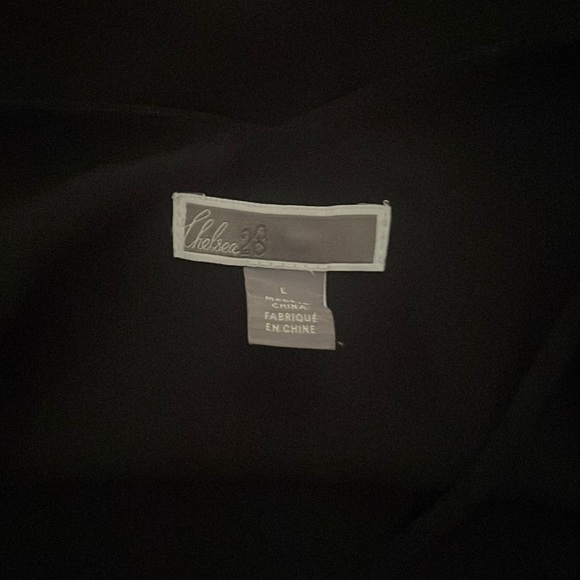 Chelsea 28 Black Dress with Flare Sleeves Size Large - Picture 6 of 6